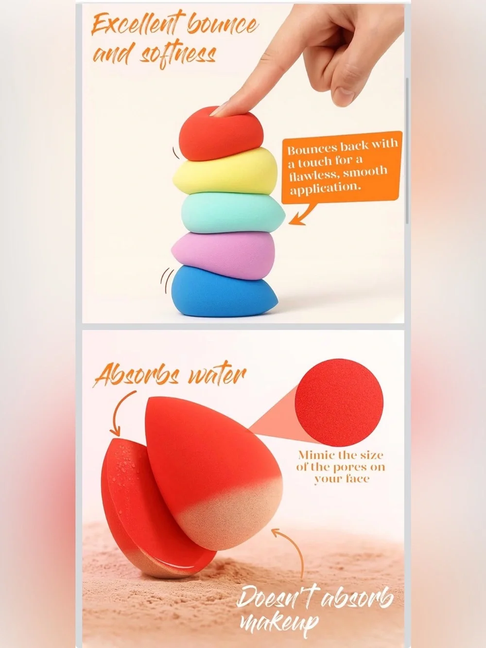 🔥 2/20: Beakey BounBoun Wonder Blender Makeup Sponge Set